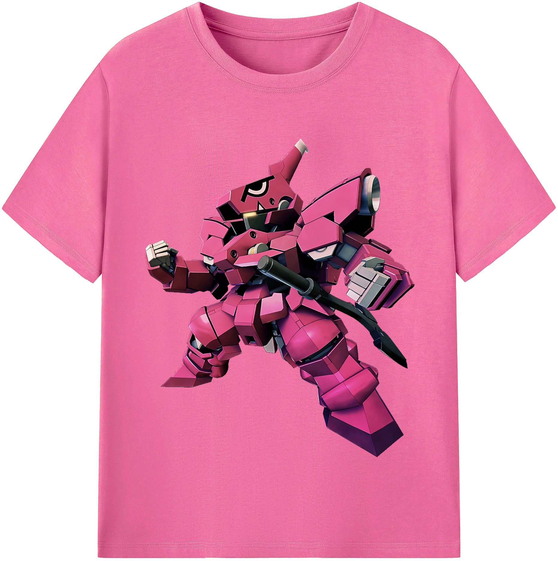 （画像用） 機動戦士ガンダム Mobile Suit Gundam レディースカジュアルプリントTシャツ（綿100％）